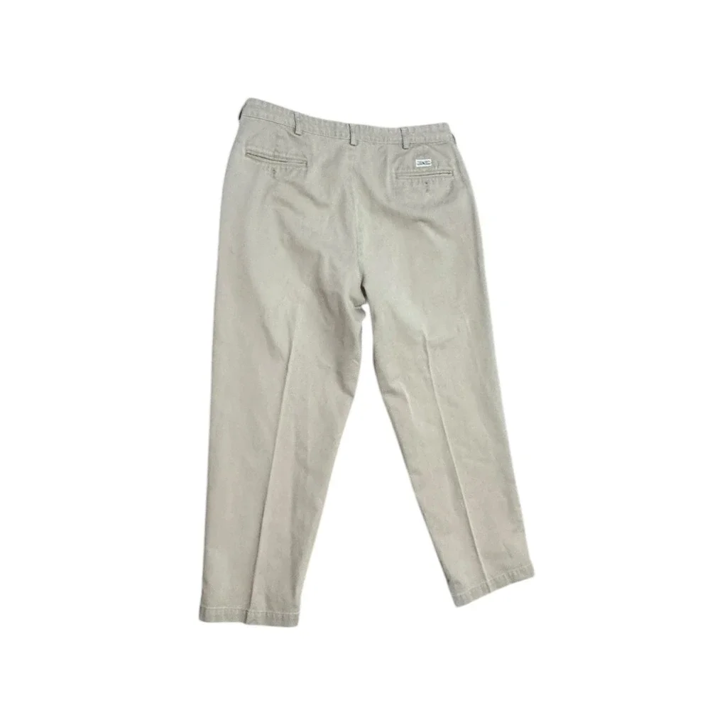 Polo Ralph Lauren Mens Pleated‎ Chino Pants Khaki Tan 100% Cotton 38x30 Classic